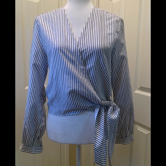 NWT! Rag & Bone Wrap Top - Picture 2 of 4